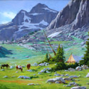 Study of Camp at Lozier Lake